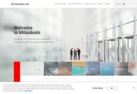 三菱グループホームページ