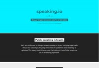 speaking.io